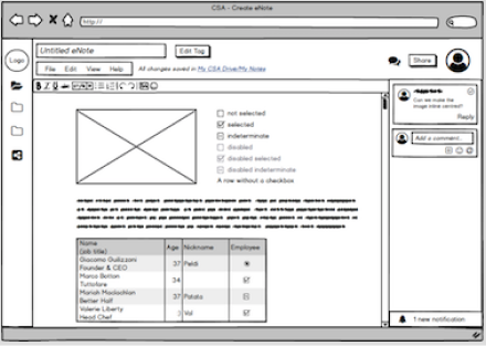 initial wireframe in example 2