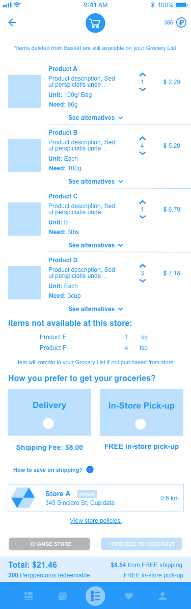 store locator screen version one